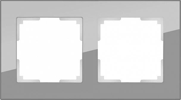 Купить Рамка Werkel Favorit на 2 поста серый WL01-Frame-02 4690389061264