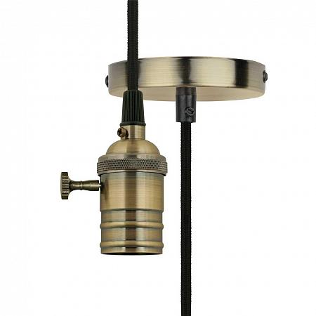 Купить Подвесной светильник (UL-00004500) Uniel DLC-V-S24K/E27 TS/1M/BL Bronze