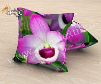 Купить Розовые орхидеи арт.ТФП2508 v2 (45х45-1шт)  фотоподушка (подушка Габардин ТФП)