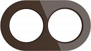 Купить Рамка Werkel Favorit Runda на 2 поста коричневый WL21-Frame-01 4690389141966