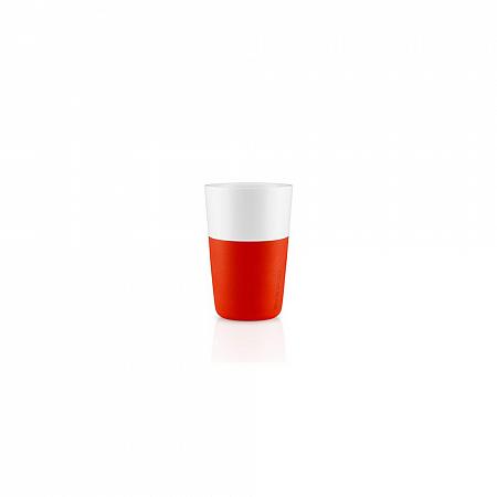 Купить Набор чашек latte 360 мл оранжевый/белый