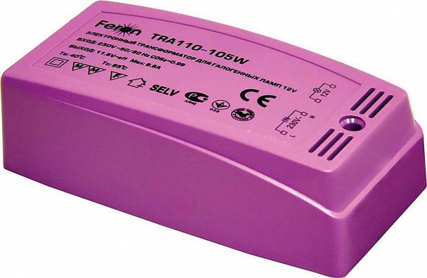 Купить Трансформатор электронный понижающий, 230V/12V 250W пластик розовый, TRA110