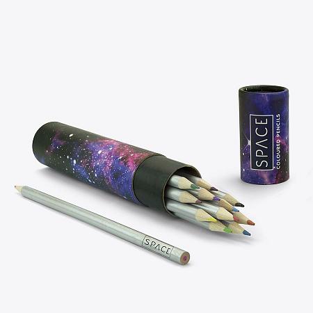 Купить Карандаши цветные space pencils (12 шт)