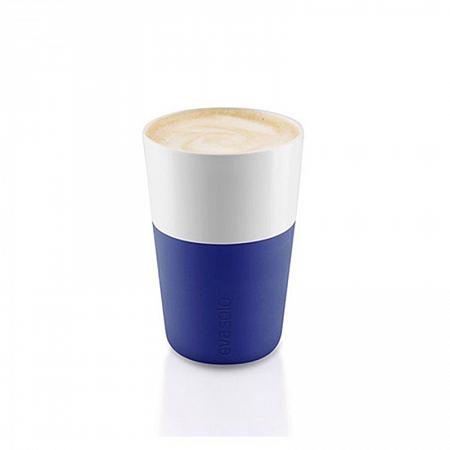 Купить Набор чашек latte 360 мл синий/белый