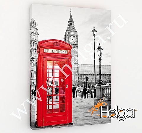 Купить Лондон Телефон арт.ТФХ2016 фотокартина (Размер R3 60х80 ТФХ)