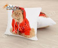 Купить Рыжий кот арт.ТФП3441 v2 (45х45-1шт)  фотоподушка (подушка Габардин ТФП)