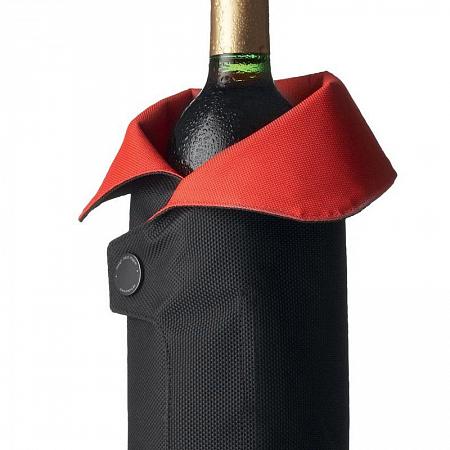 Купить Чехол охлаждающий для вина cool coat черный/красный
