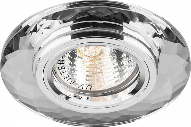Купить Светильник встраиваемый Feron 8160-2 потолочный MR16 G5.3 серебристый