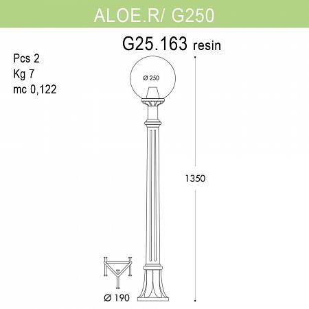 Купить Уличный светильник Fumagalli Aloe R/G250 G25.163.000.WXE27