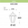 Купить Уличный светильник Fumagalli Saba K22.000.000.BXF1R
