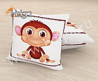 Купить Счастливая обезьянка арт.ТФП5143 (45х45-1шт) фотонаволочка (наволочка Габардин ТФП)