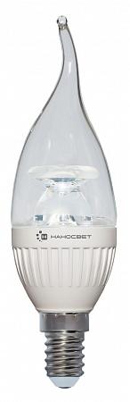 Купить Лампа светодиодная E14 6,5W 4000K свеча на ветру прозрачная LC-CDTCL-6.5/E14/840 L219