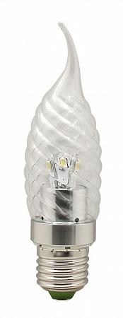 Купить Лампа светодиодная, 6LED(3.5W) 230V E27 6400K хром, LB-78