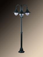 Купить Садово-парковый светильник Arte Lamp Malaga A1086PA-3BG
