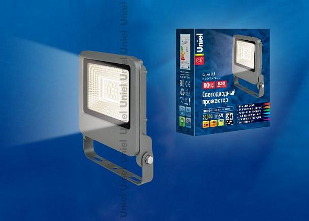 Купить Прожектор светодиодный (UL-00002063) Uniel 10W 3000K ULF-F17-10W/WW