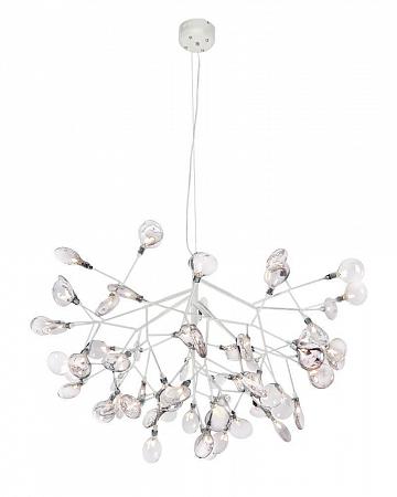Купить Подвесная светодиодная люстра Crystal Lux Evita SP63 White/Transparent