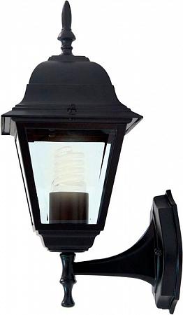 Купить Светильник садово-парковый Feron 4101 четырехгранный на стену вверх 60W E27 230V, черный