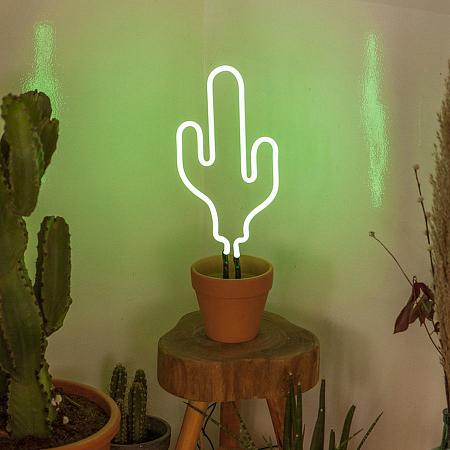 Купить Лампа неоновая cactus