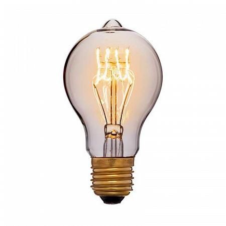 Купить Лампа накаливания E27 60W груша прозрачная 053-204