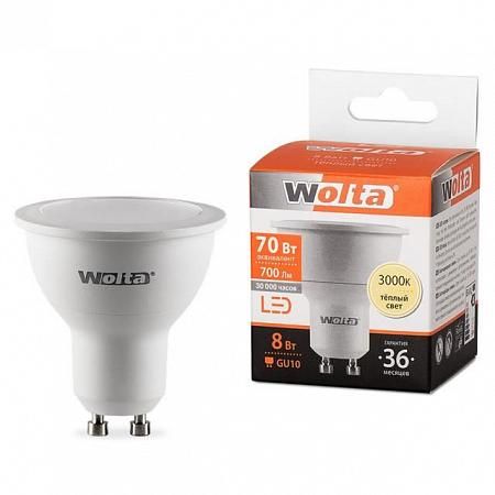 Купить Лампа LED WOLTA 25YPAR16-230-8GU10 3000K