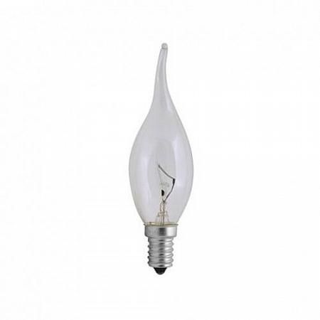Купить Лампа накаливания E14 40W свеча на ветру прозрачная 006-001-0040