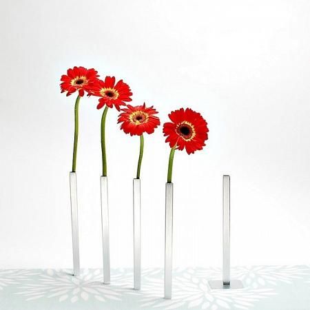 Купить Набор магнитных ваз magnetic vase серебристый