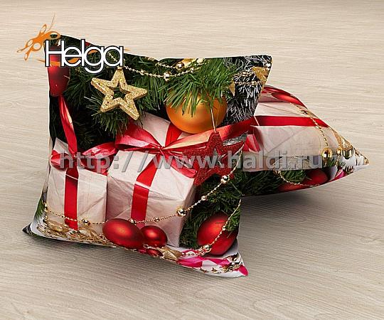 Купить Новогодние подарки арт.ТФП2929 (45х45-1шт) фотоподушка (подушка Сатен ТФП)