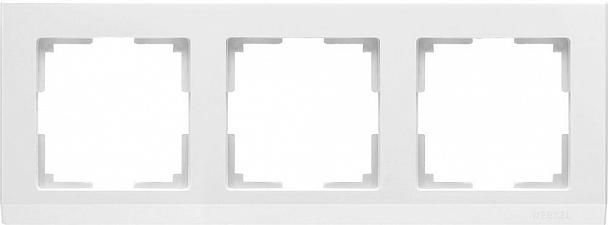 Купить Рамка Werkel Stark на 3 поста белый WL04-Frame-03-white 4690389047121