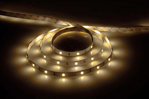 Купить Cветодиодная LED лента Feron LS606, готовый комплект 5м 60SMD(5050)/м 14.4Вт/м IP20 12V теплый белый, ДЕМО-УПАКОВКА