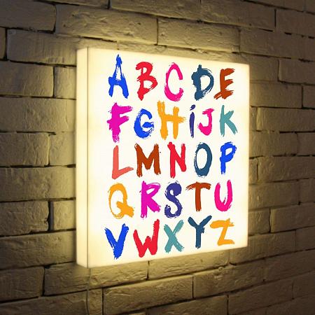 Купить Лайтбокс Alphabet 2 45x45-004