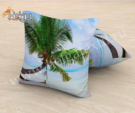 Купить Пальма на острове Самуи арт.ТФП2483 (45х45-1шт) фотоподушка (подушка Сатен ТФП)