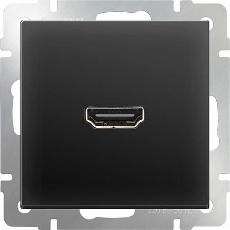 Купить Розетка Werkel HDMI черная матовая WL08-60-11 4690389111051