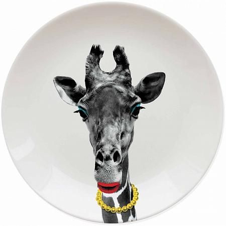 Купить Тарелка wild dining жираф