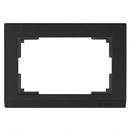Купить Рамка Werkel Stark для двойной розетки черный WL04-Frame-01-DBL-black 4690389117213