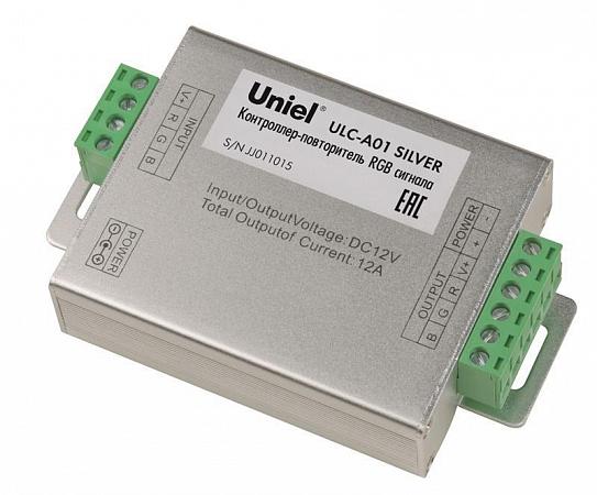 Купить Контроллер-повторитель RGB сигнала (10597) Uniel ULC-A01 Silver
