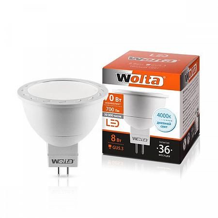 Купить Лампа LED WOLTA 25SMR16-220-8GU5.3 4000K