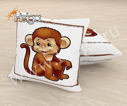Купить Символ года-обезьянка арт.ТФП5144 v2 (45х45-1шт) фотоподушка (подушка Ализе ТФП)