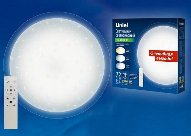 Купить Потолочный светодиодный светильник (UL-00004197) Uniel ULI-D214 72W/SW/50 Saturn