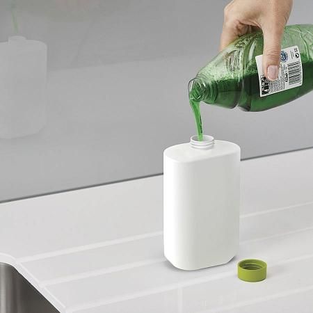 Купить Органайзер для раковины с дозатором для мыла и бутылочкой sinkbase plus белый/зеленый