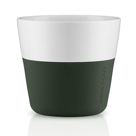Купить Чашки для лунго 2 шт. тёмно-зелёные