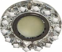 Купить Светильник встраиваемый с белой LED подсветкой Feron CD7570 потолочный MR16 G5.3 прозрачно-белый