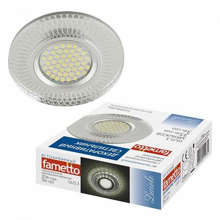 Купить Встраиваемый светильник Fametto Luciole DLS-L152 GU5.3 GLASSY/CLEAR 3D