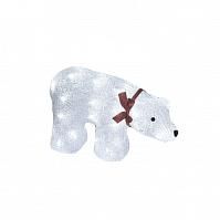 Купить Фигурка светодиодная «Белый медведь» 23x36,5см (07954) Uniel ULD-M3423-040/STA