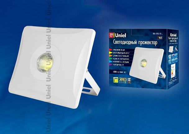 Купить Прожектор светодиодный (UL-00000391) Uniel 50W 6000K ULF-F11-50W/DW IP65 180-240В White