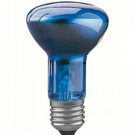 Купить Лампа накаливания рефлекторная для растений (фито-лампа) Е27 60W груша синяя 50260