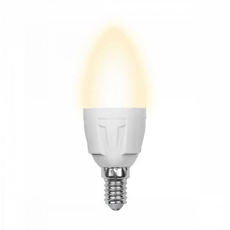 Купить Лампа светодиодная (10214) E14 6W 3000K свеча матовая LED-C37-6W/WW/E14/FR/O