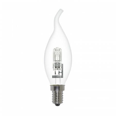 Купить Лампа галогенная (01079) E14 42W свеча на ветру прозрачная HCL-42/CL/E14 flame
