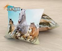 Купить Тройка лошадей арт.ТФП2979 (45х45-1шт) фотоподушка (подушка Ализе ТФП)