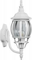 Купить Светильник садово-парковый Feron 8101 восьмигранный на стену вверх 100W E27 230V, белый