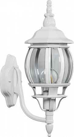 Купить Светильник садово-парковый Feron 8101 восьмигранный на стену вверх 100W E27 230V, белый